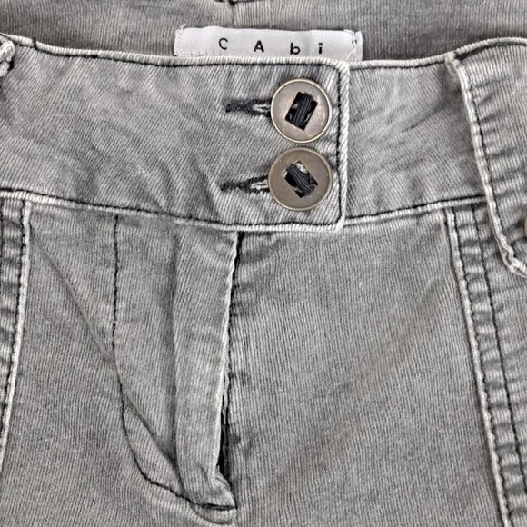 CAbi Gray Ankle Cropped Pants - Picture 2 of 12